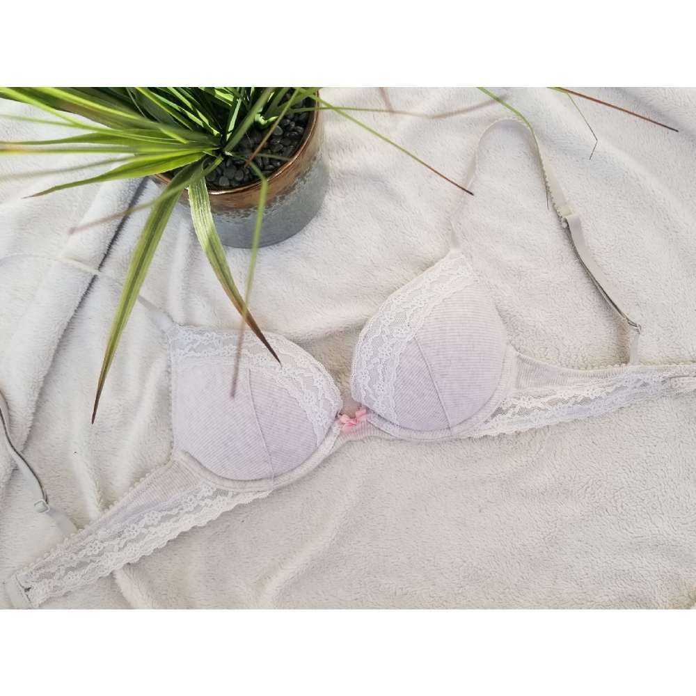 Victoria's Secret Padded Plunge Bra 32B